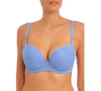 Freya Fatale Moulded Plunge T-Shirt Bra In Blue Blue 32DD