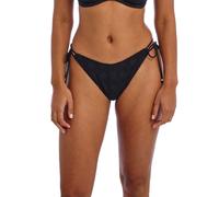 Freya female Nomad Nights Textured High Leg Bikini Bottoms - Black, Black,Blue