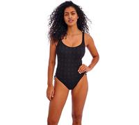 Freya female Nomad Nights Textured Wired Swimsuit - 34D - Black, White,Black