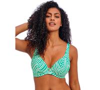 Freya Fiji Falls High Apex Bikini Top - Marine - 28G