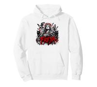 Freya FREYA Norse Viking Goddess Ravens Cats Pullover Hoodie