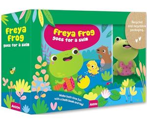 Freya Frog Goes for a Swim: My First Bath Book & Toy