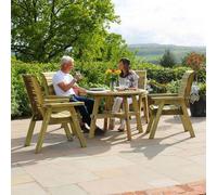 Freya Garden Furniture Set by Zest - 4 Seats