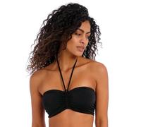 Freya Womens Jewel Cove Bandeau Bikini Top - Black Nylon - Size 34G