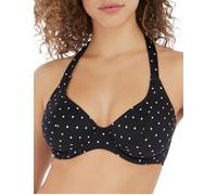 Freya Women's Jewel Cove Underwire Halter Bikini Top, Black, 30D
