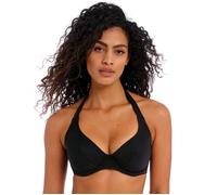 Freya Jewel Cove Halter Bikini Top In Black Black 32GG