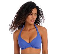Freya Jewel Cove Halter Bikini Top Plain Azure Blue 32FF
