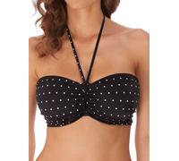 Freya Jewel Cove Bandeau Bikini Top Black Black 34FF
