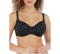 Freya Womens Jewel Cove Sweetheart Bikini Top - Black Polyamide - Size 38G