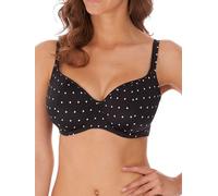 Freya Womens Jewel Cove Sweetheart Bikini Top - Black Nylon - Size 38GG