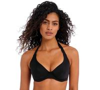 Freya Jewel Cove Halter Bikini Top Plain Black Black 36D