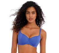 Freya Jewel Cove Sweetheart Bikini Top Plain Azure Blue 42G