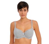 Freya Jewel Cove Sweetheart Bikini Top Stripe Black White 30FF