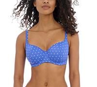 Freya Jewel Cove Sweetheart Bikini Top Stripe Black White 40D