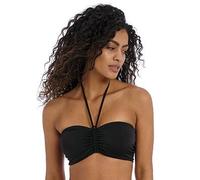 Freya Jewel Cove Underwire Bandeau Bikini Top, Black, Size 36E, Women Black