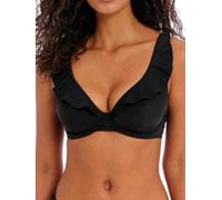 Freya Jewel Cove High Apex Bikini Top Plain Black Black 36GG