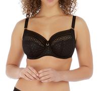 Freya Women's Viva Underwire Side Support Bra Full Coverage, Lace Noir, 36GG US