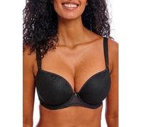Freya Love-Haze Women's Underwire Plunge Molded T-Shirt Bra, Black, 32FF