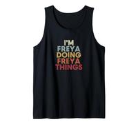Freya Name Freya Personalized Name First Given Tank Top