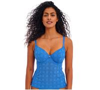 Freya Women's Nomad Nights Tankini Top in Blue | Size: 32F Freya Blue 32F