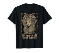Freya Nordic Goddess Viking Nordic Compass Viking T-Shirt