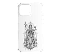 Freya Norse Goddess Falcon Cats Rune Mythology Artwork Case for iPhone 16 Pro Max
