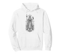 Freya Norse Goddess Falcon Cats Rune Mythology Artwork Pullover Hoodie