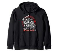 Freya Norse Goddess Viking Mythology Warrior Zip Hoodie