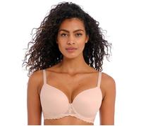 Freya Womens Offbeat Moulded Demi T-Shirt Bra - Beige Polyamide - Size 30HH
