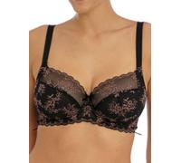 Freya Offbeat Decadence Underwired Side Support Bra (32DD, Black)