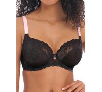 Women's underwired plunge bra Freya Offbeat Noir 85G