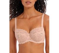 Freya Offbeat Natural Beige Side Support Bra Underwired Lingerie Non Padded Full Cup Support - 32F, NATURAL BEIGE
