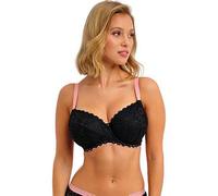 Freya Offbeat Underwired Padded Half Cup Bra In Black Black