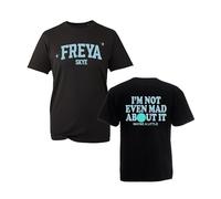 Freya Pretty Skye Tour T-Shirt, Descendants Zombies World Collide Not Even Mad Concert Tee Music Fan Merch Gift (Black, M)