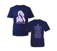 Freya Pretty Skye Tour T-Shirt Descendants Zombies Worlds Collide Concert Tee Music Fan Merch Gift for Men Women Kids (Navy, S Years)