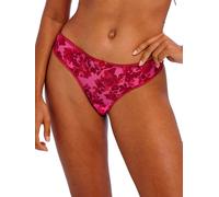 Freya Women's Blossom Thong Bikini Style Underwear, Red Rose, M