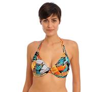 Freya Samba Nights Halter Bikini Top Multicoloured Orange 34FF