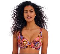 Freya Womens Santiago Nights High Apex Bikini Top - Multicolour Polyamide - Size 36E