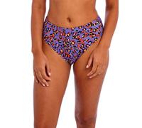 Freya Womens Santiago Nights High Waist Bikini Brief - Purple Polyamide - Size Large