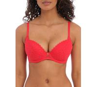 Freya Womens Signature Padded Plunge Bra - Red Nylon - Size 32DD