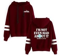 Freya Skye Merch Not Even Mad about It Hoodie Drawstring Pocketless Sweatshirt Men/women Fashion Pullover (2,M)