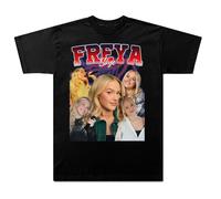 Freya Skye Pic Merch T-Shirt Summer Unisex Casual Stylish Design Tee Sport Top (Black,M)