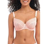 Freya Starlight Underwired Hero Balcony Side Support Bra K cup Rosewater Bra - Pink, Pink, Size 36J, Women Pink