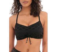 Freya Sundance Bralette Bikini Top Black Black 30F