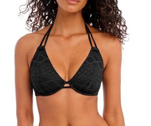 Freya Sundance Halterneck Bikini Top Black Black 32D