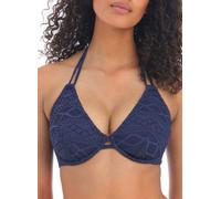Freya Sundance Halterneck Bikini Top In Blue Blue