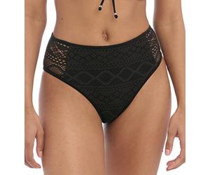 Freya Sundance High-Waist Bikini Bottom, L, Black