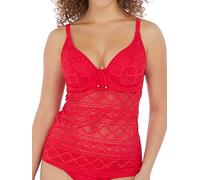 Freya Sundance Tankini Top - Red Red 38G