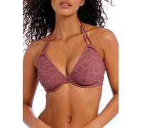 Freya Sundance Underwired Halter Bikini Top In Brown Brown