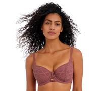 Freya Sundance Underwired Sweetheart Padded Bikini Top Nutmeg Brown 34D